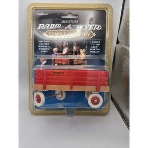 1993 Miniature Radio Flyer Town And Country Christmas Ornament